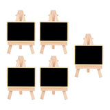 Maxbell 5 Pieces Blackboard Wedding Signs Wooden with Stands for Cafe Birthday Rectangle