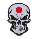 Max Flag Embroidery Patch Skull Patch Emblem Military Badge Armband Japan Flag