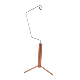 Maxbell Camping Lantern Stand Durable Metal Lamp Stand for Picnic Hiking Backpacking Champagne