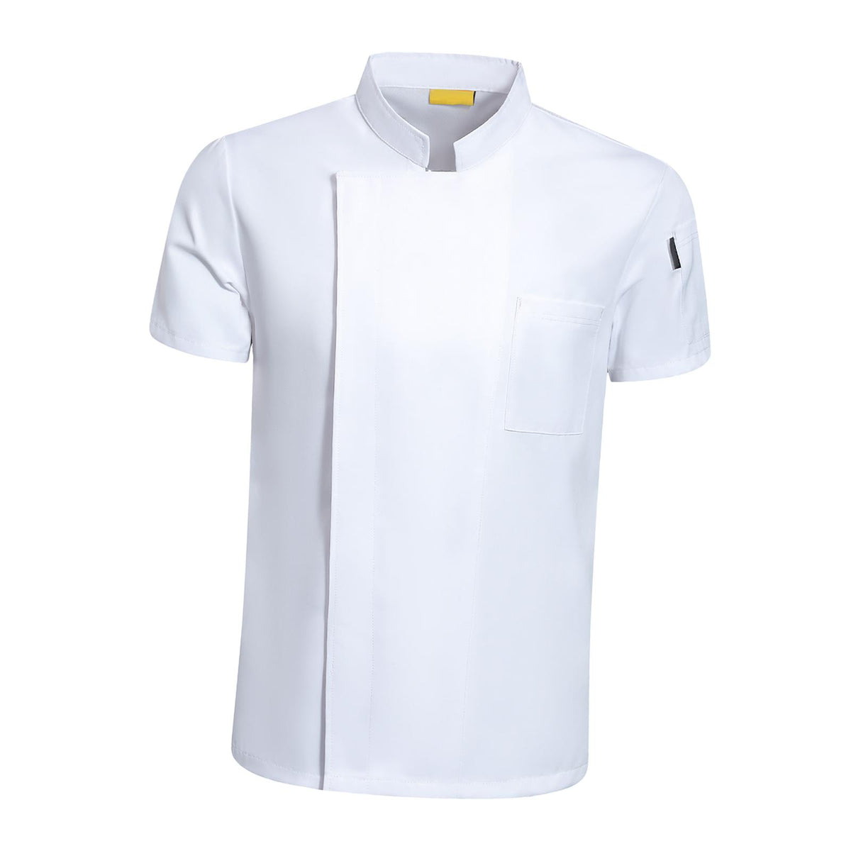 Maxbell Chef Coat Short Sleeve chef Jacket for Restaurant Bakery White XL