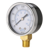 Maxbell Air Compressor Pressure / Hydraulic Gauge 1/4''NPT 0-200PSI 0-14bar Manometer