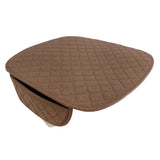 Maxbell Breathable Flax Bamboo Car Seat Cover Pad Mat Chair Cushion Coffee