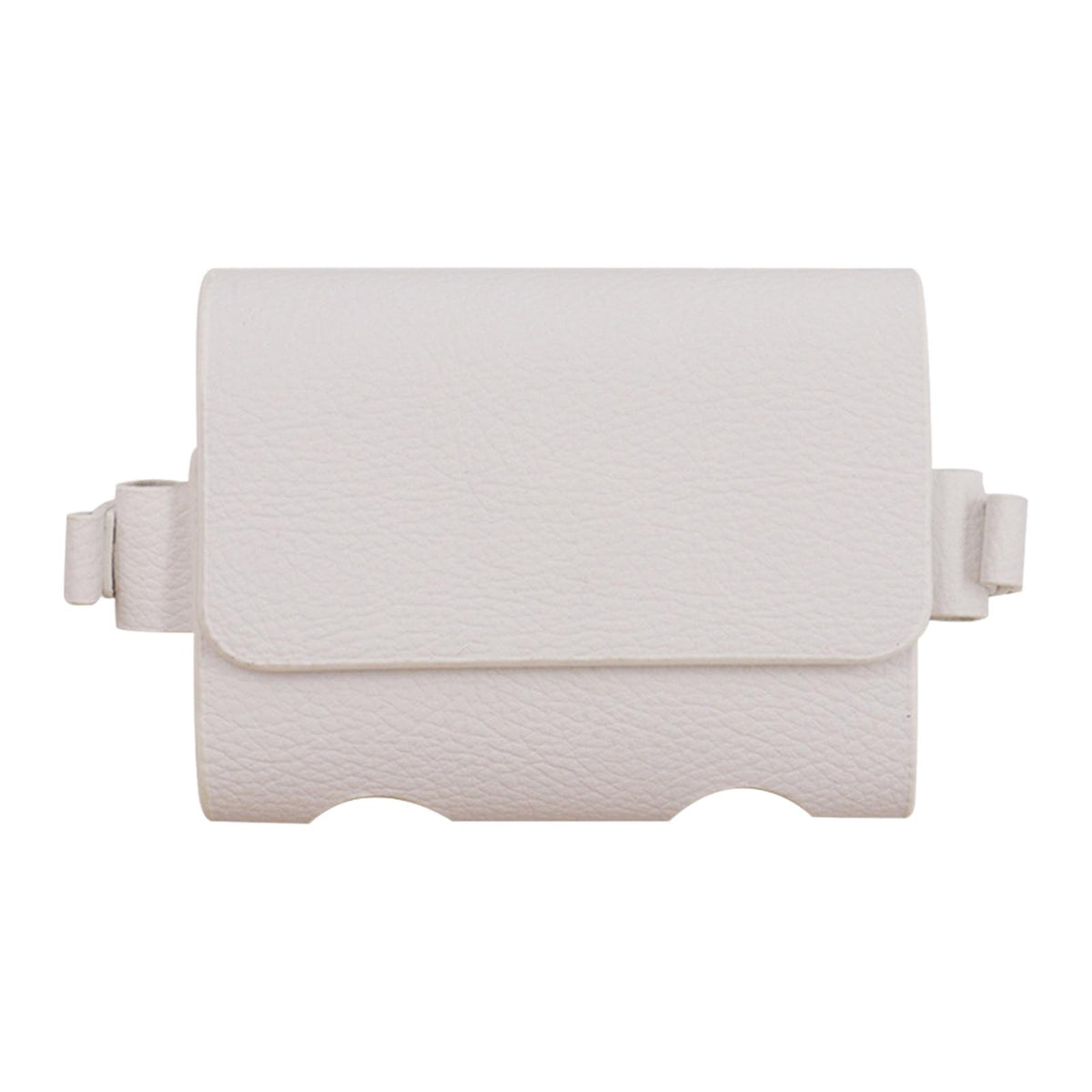 Maxbell Portable Golf Ball Storage Bag Pouch Belt Waist Bag Organizer Unisex Holder White