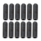 Max Maxb 12Pieces Black Tremolo Bridge & Saddle Locking Screws for Guitar Bass Parts