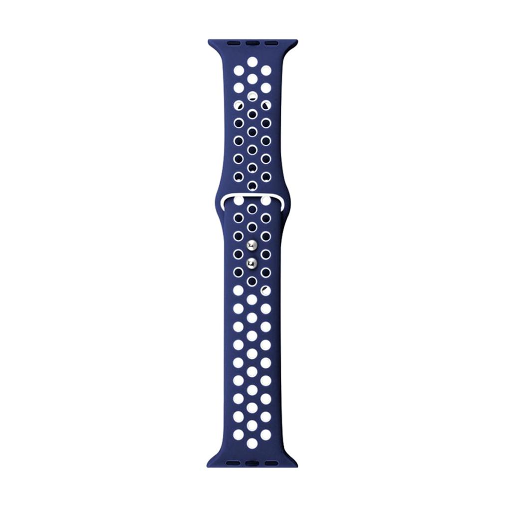 Maxbell Dual-color Perforated Sports Watchband for Apple iWATCH 1234 38/40MM 4