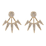 Maxbell Earrings Ear Studs Golden