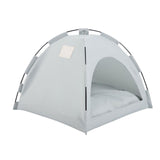 Maxbell Cat Tent Waterproof Cat House Oxford Cloth Material Accessories Sunscreen 50 x 50cm Gray