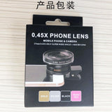Maxbell Cell Phone Camera Lens Small Universal Portable 0.45x Wide Angle for Samsung