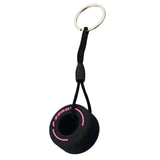 Maxbell Tire Key Chains Bag Charm Rubber Keyfob Mini Keyring for Car Accessories Men Rose Red