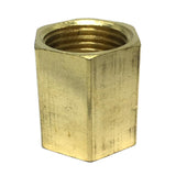 Max 1 Pc 1/2" Double Female Brass Thread Straight Adapter Connector Pipe Fitting