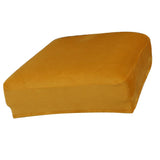 Max Velvet Polyester Stretch Wedding Banquet Dining Chair Seat Cover  Yellow