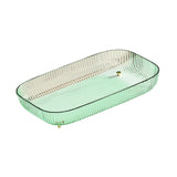 Maxbell Multipurpose Serving Tray Vanity Tray for Living Room Kitchen Dining Room Green