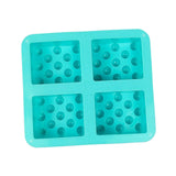 Maxbell Soap Mould Epoxy Resin Clay Crafts Plaster DIY Tool Rectangle Soap Mould Green