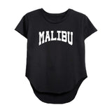 Maxbell Women Short Sleeve Top Trendy Black Clothes T Shirt for Street Shopping Work