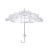 Maxbell Handmade Lace Umbrella Wedding Parasol Bridal Wedding Dancing Accessories White