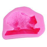 Maxbell Silicone Easter Mold Chocolate Jelly Candy Mould Pink Fondant Cake Mold #6