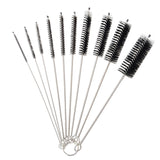 Max 10pcs 20cm Abrasive Wire Pipe Cleaning Brush for Straws,Bottles,Test Tubes
