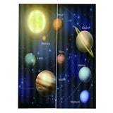 Max 3D Planet Printing Window Curtains for Living Room Bedroom Decor 170 x 200cm