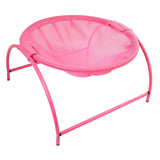 Maxbell Stylish Round Soft Cat Hammock Comfortable Detachable for Playing Sleeping Pink