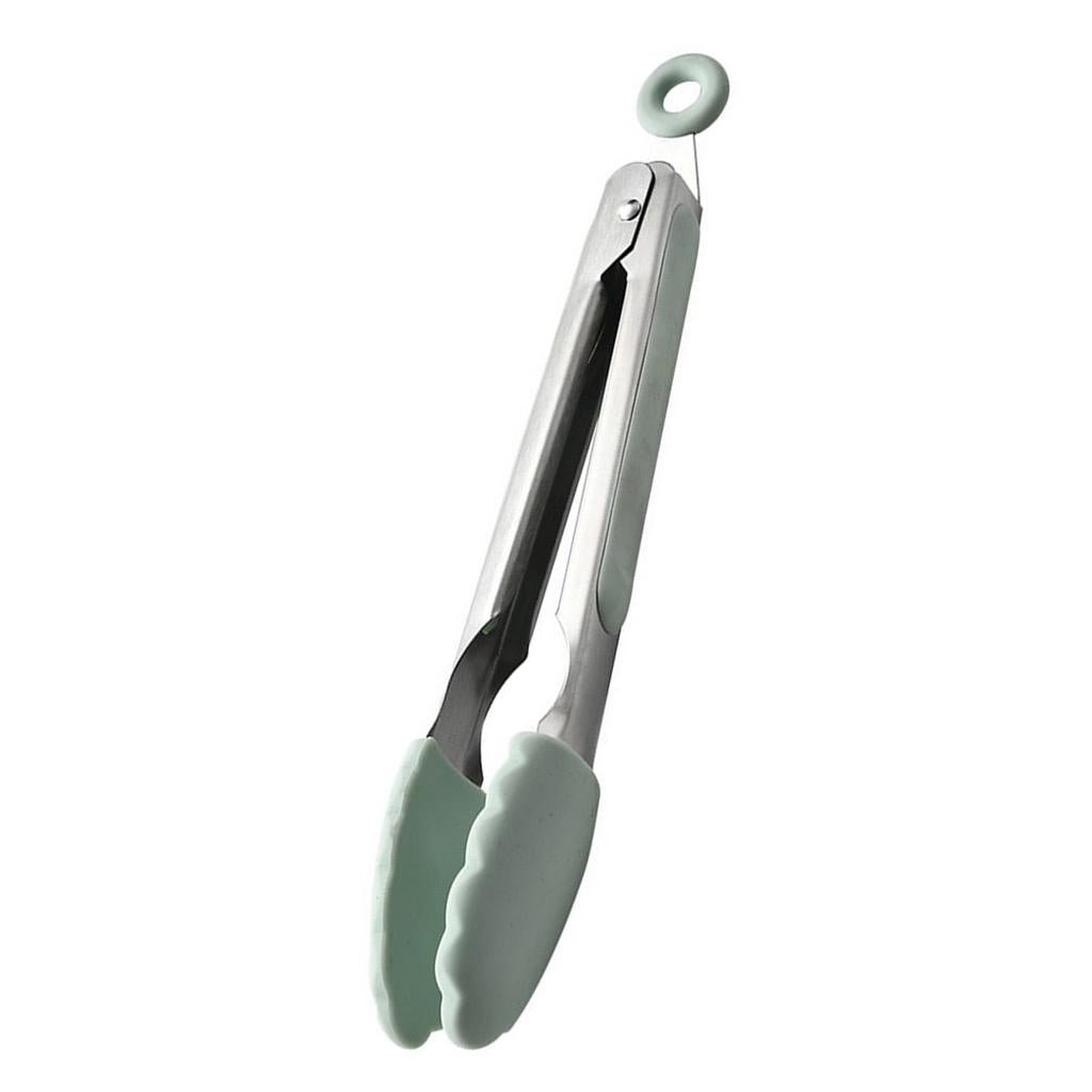 Maxbell Silicone Non Stick Kitchen Cooking Utensil Set Wooden Handle Food Tong