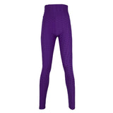 Maxbell Women's High Waist Yoga Pants Tummy Control Butt Lift Tights Purple S