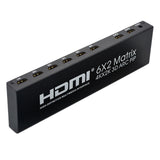 Maxbell HD 4K HDMI Matrix Switch Box Switcher Splitter Converter 6 in 2 out EU Plug
