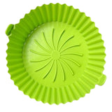 Maxbell Multifunctional Air Fryer Silicone Pot Heat Resistant for Air Fryer  Green