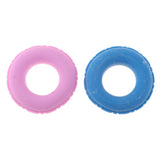 Max 2pcs 1/12 Dollhouse Miniature Resin Swim Rings Swimming Laps Lifebelt Accs