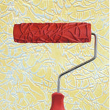 Max Maxb 7-Inch Assorted Embossed Pattern Painting Roller with Plastic Handle 7