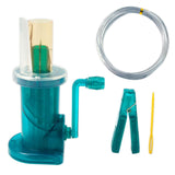 Maxbell Mini Knitting Machine Easy Weaver Knitter DIY for Scarves Bracelets Sweaters Green