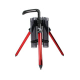 Maxbell Fishing Rod Tripod Bracket Lightweight Stand Holder Rack for Ship Boat red long