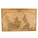 Maxbell Nostalgic vintage craft paper world map medium A