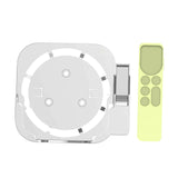 Maxbell Plastic Remote Control Cover Mount Holder for Apple TV6  White Green