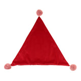 Max Throw Pillow Case Velvet Pillow Cushion Covers Triangle_Red