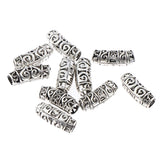 Max Maxb 10pcs Hair Braid Ring Beads Dreadlocks Cuff For Hair Extension Jewelry Decor A