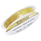 Maxbell 1Roll Nail Art Accessories Nail Decoration Line for Nail Salon Light Golden