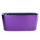 Max Maxb Self Watering Planter Flower Pot Indoor Outdoor Home Garden Decor Purple