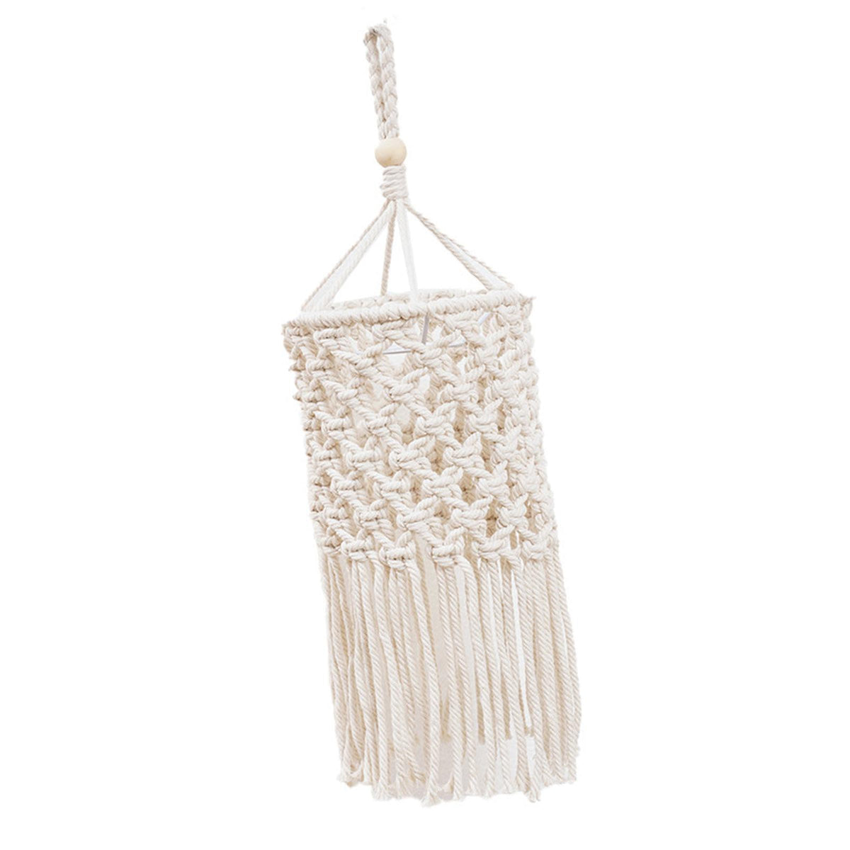 Maxbell Boho Lamp Shade Wall Tapestry Macrame Lamp Shade for Corridor Hotel Indoor Style A