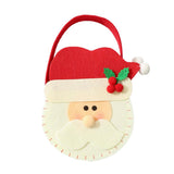 Max Non-woven fabric Christmas present Apple Candy Bags with Handles Santa Claus