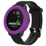 Max Soft Silicone Protector Case for Garmin Vivoactive 3 Smart Watch Purple