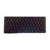 Maxbell US Keyboard US Layout Backlit for HP Chromebook 13 G1 Replacement Black
