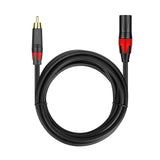 Maxbell 3 Pin XLR rca Microphone Cable Cord for Speakers XLR rca Mic Cable Female to Male 2m