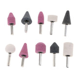 Max Maxb 10x 6mm Cylindrical Electric Nail Drill Bits Polishing Grinding Head ZP-1009