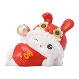 Maxbell Rabbit Piggy Bank Animal Bunny Figures Moneyboxes Sculpture Money Case Style E Size M