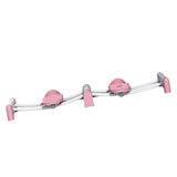 Maxbell Maxbell Leg Exercise Equipment Durable Ski Exercise Machine for Yoga Indoor Workout Pink without Handle