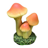 Maxbell Garden Mushroom Ornament Decoration Statue for Micro Landscape Dollhouse DIY Orange Yellow