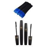 Max Natural Black 3D Curling Eyelash Makeup Mascara & 50 Disposable Applicator MZTZ0058