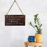 Max Rustic Wood Board Wedding Wooden Plaque Home Party Door Wall Hanging Sign