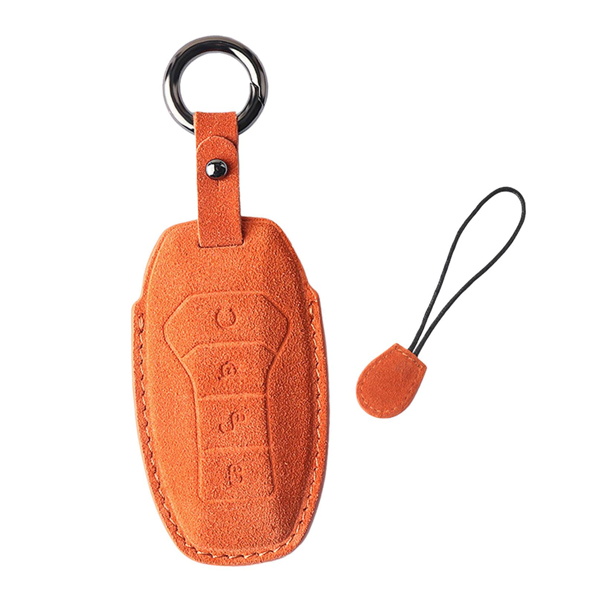 Maxbell Car Key Fob Cover Auto Accessory Key Case for Byd Seal Yuan Plus Atto 3 Orange