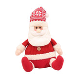 Maxbell Cute Christmas Doll Sitting Figurines Toys for Party Holiday Celebration Santa Claus